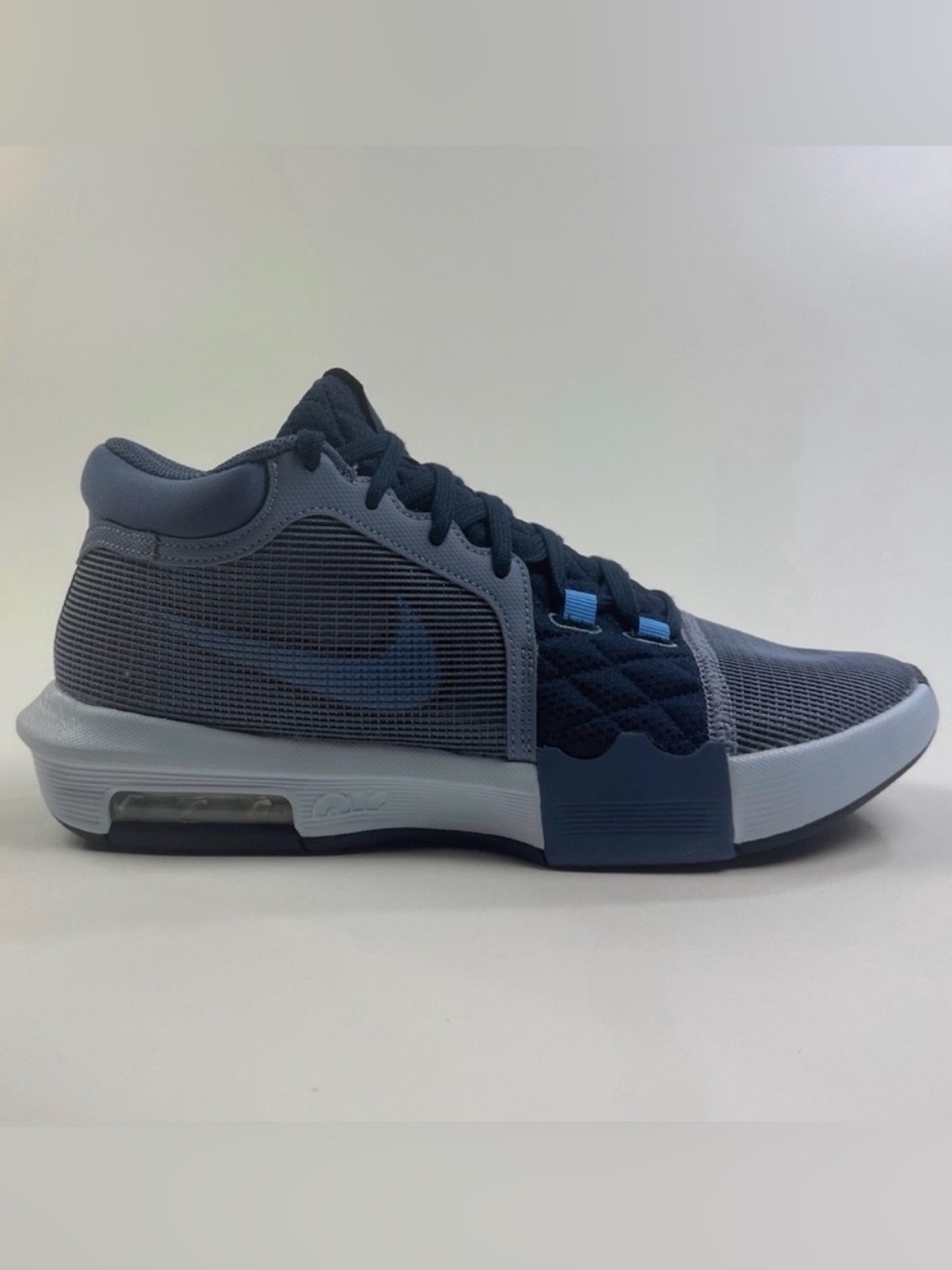 Nike LeBron Witness 8 VIII Mens Ashen Slate Blue White Shoes Sneakers FB2239-400